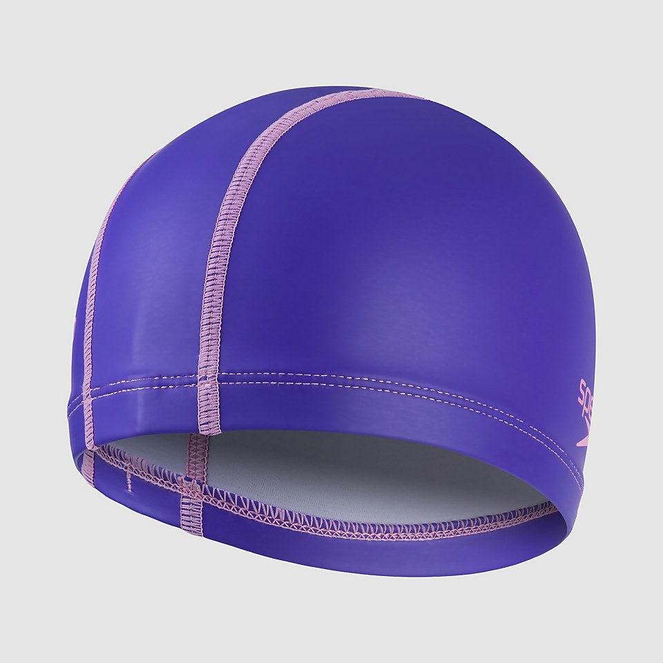 Speedo Junior Long Hair Pace Cap Purple/Pink