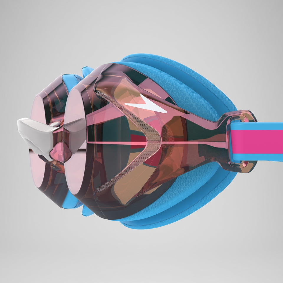 Speedo Junior Vanquisher 3.0 Mirror Goggles Pink/Blue