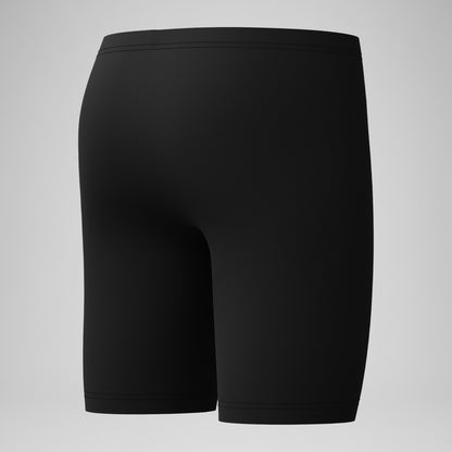 Speedo Boys' Plastisol Placement Jammer Black/Blue